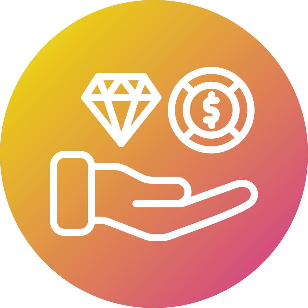 Wealth Vector Icon Design Illustration