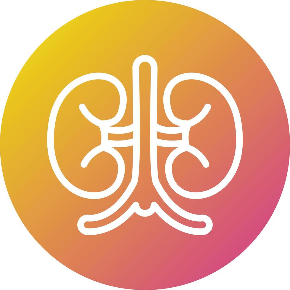 Kidney Vector Icon Design Illustration
