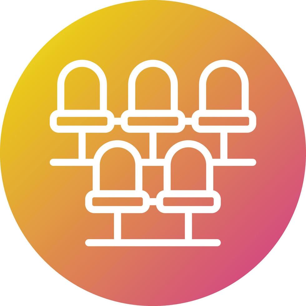 Cinema seats Vector Icon Design Illustration