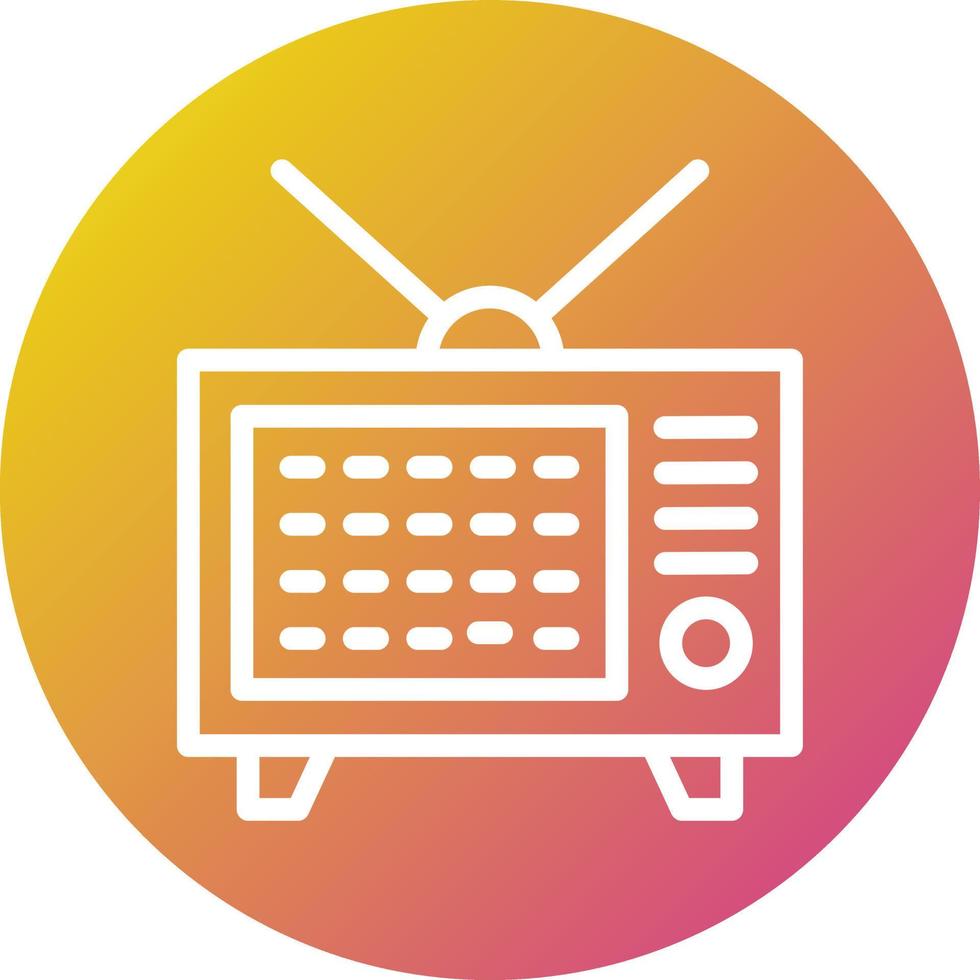 Tv Vector Icon Design Illustration