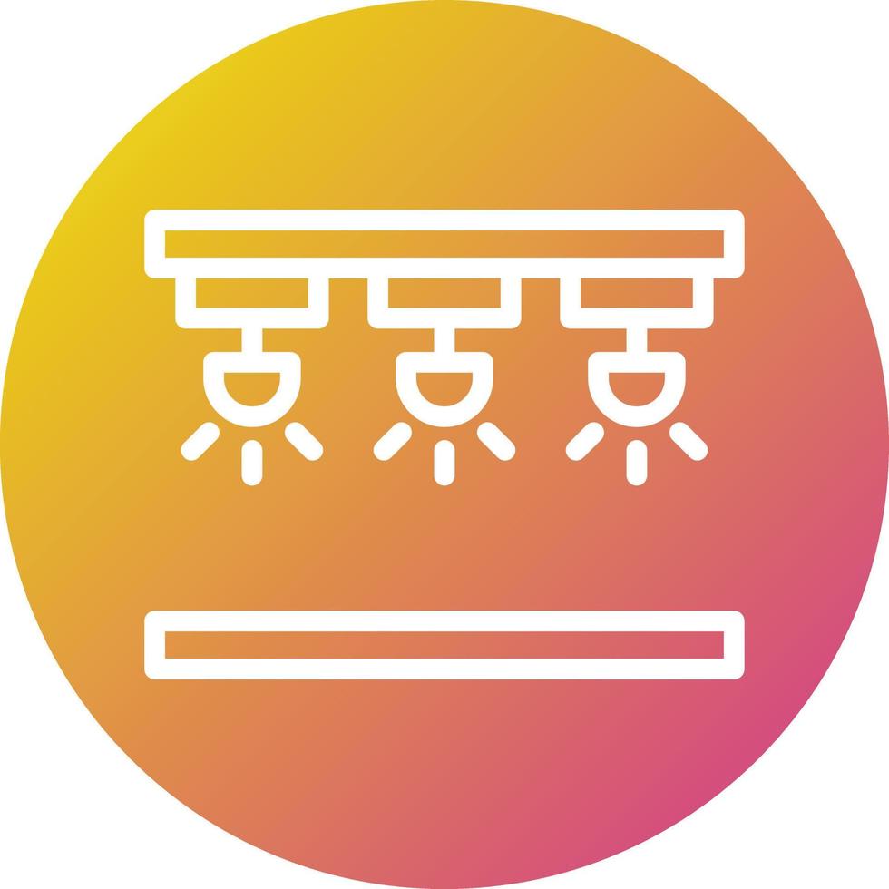 Spotlight Vector Icon Design Illustration