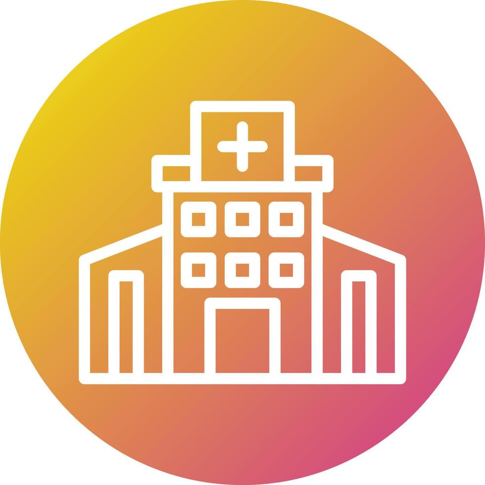 Hospital Vector Icon Design Illustration