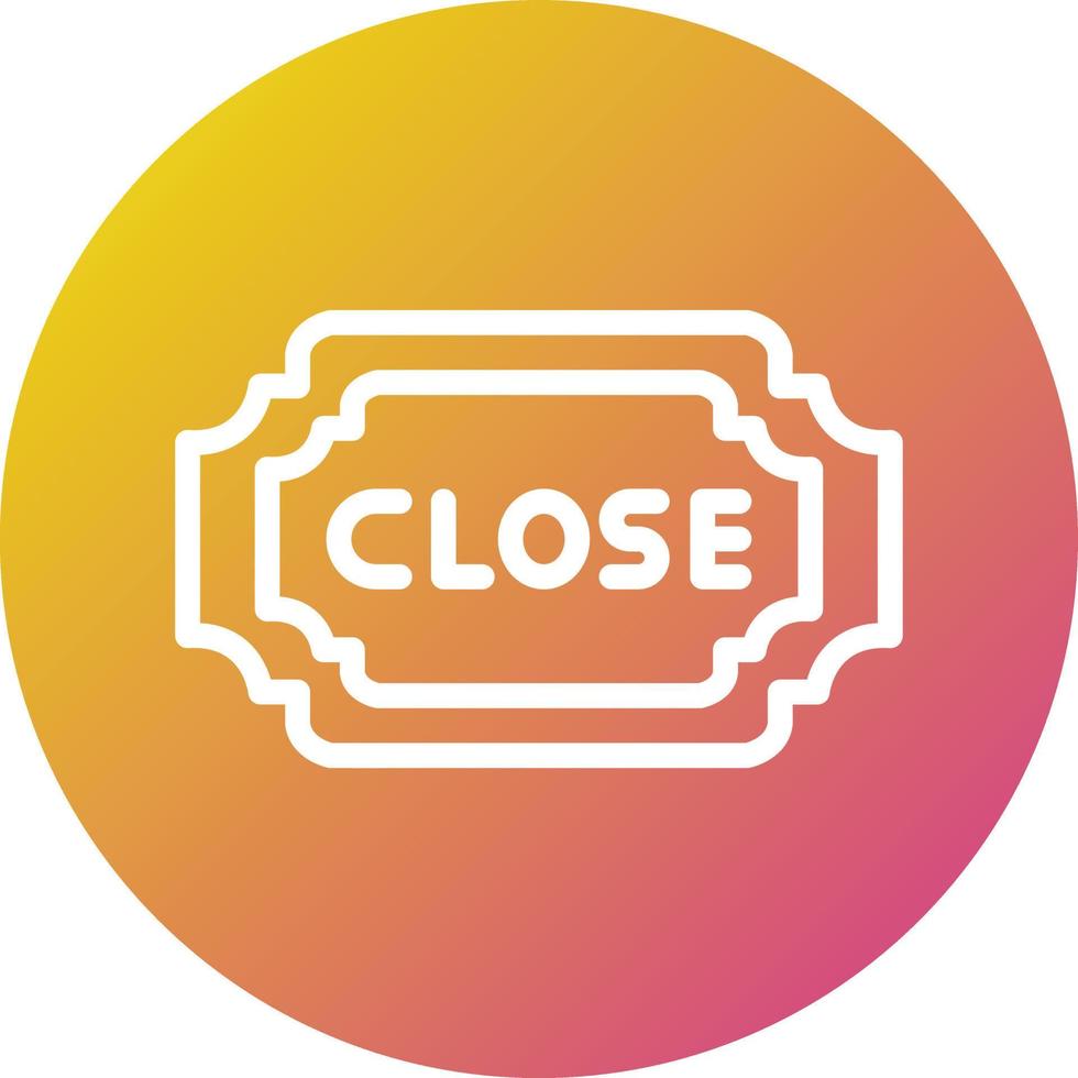 Close Vector Icon Design Illustration