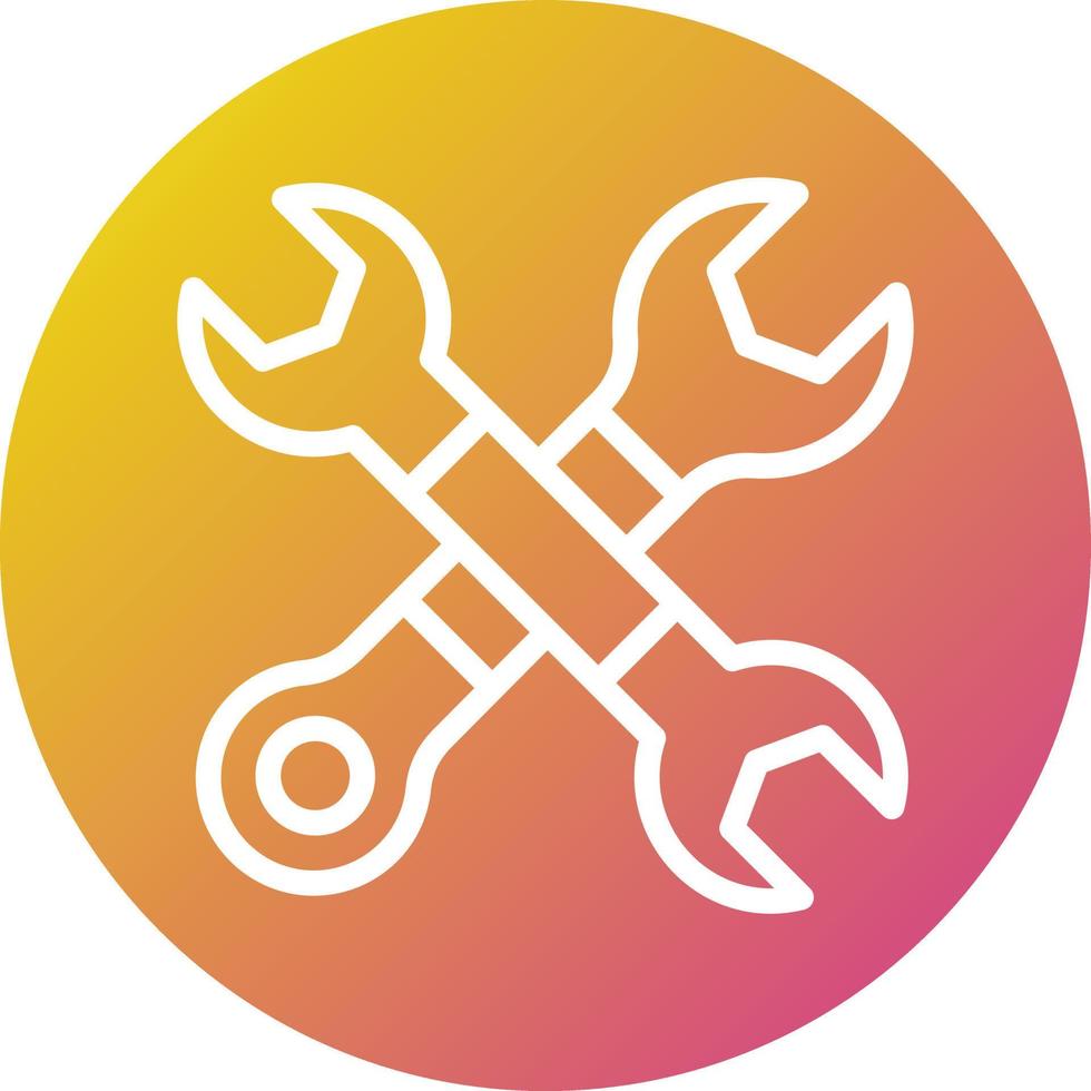 Wrench Vector Icon Design Illustration