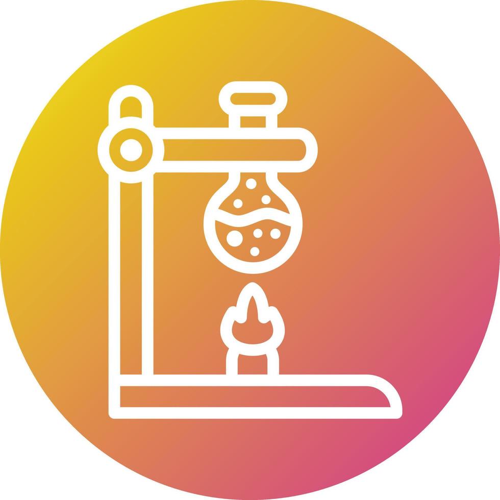 Bunsen burner Vector Icon Design Illustration