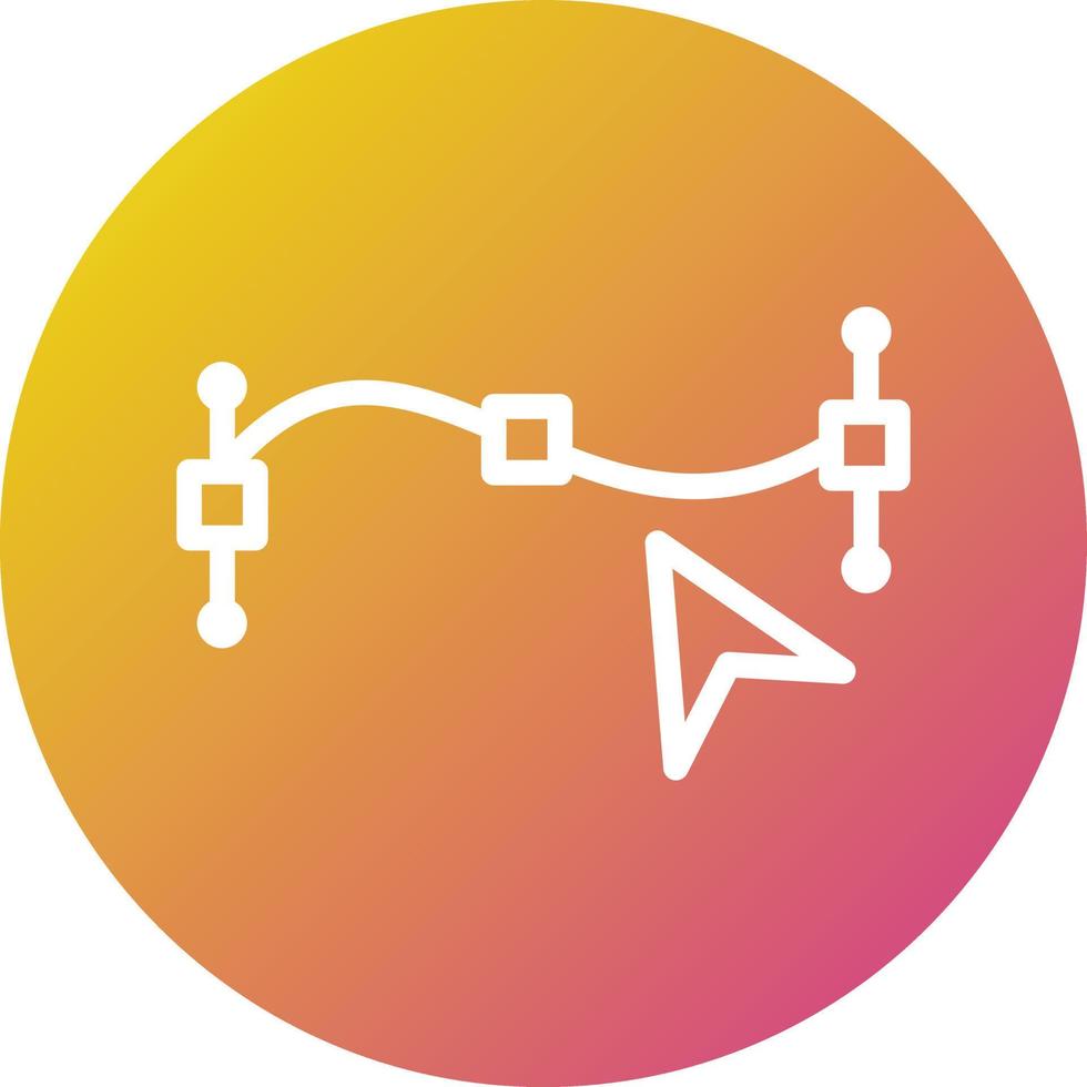 Path point Vector Icon Design Illustration