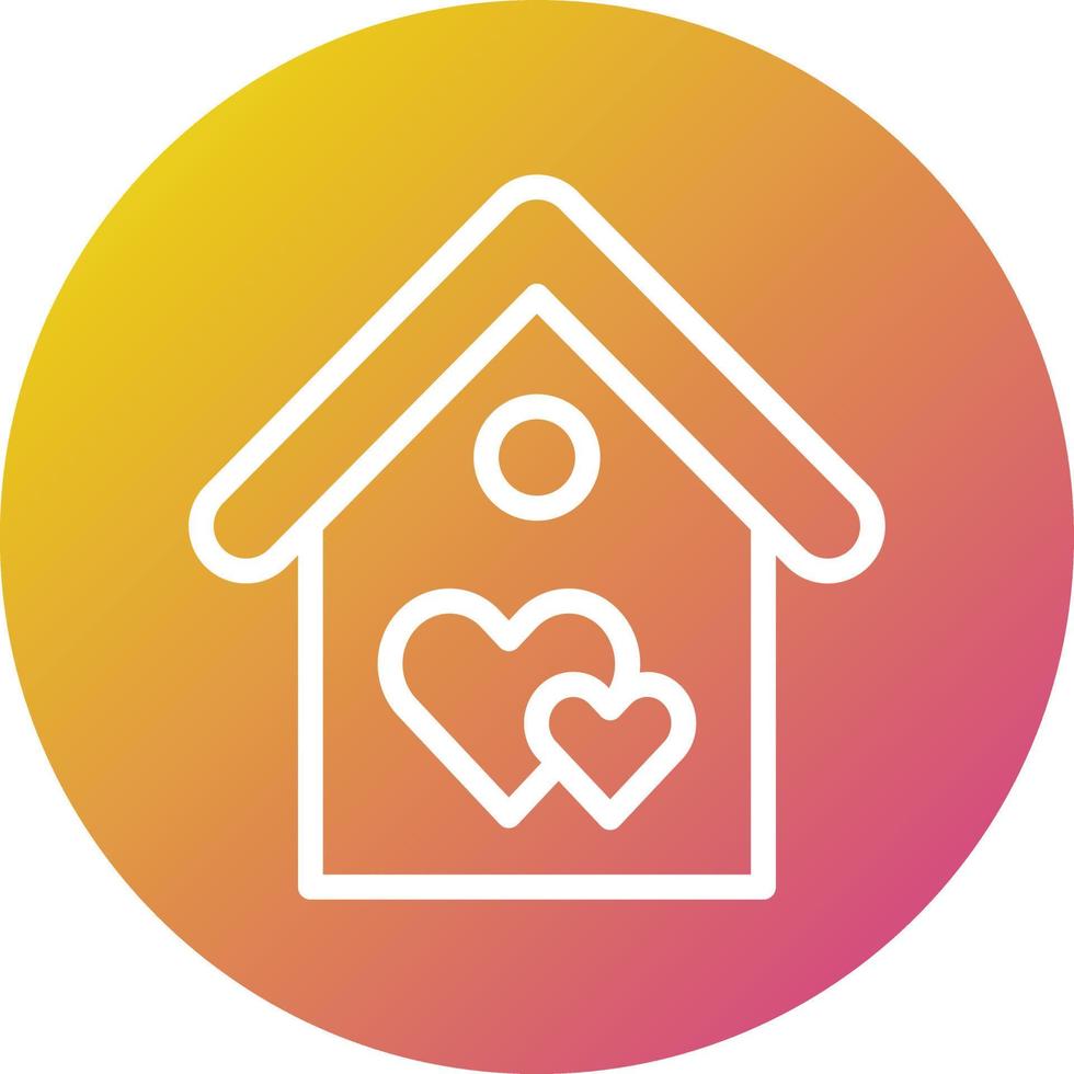 Dream house Vector Icon Design Illustration