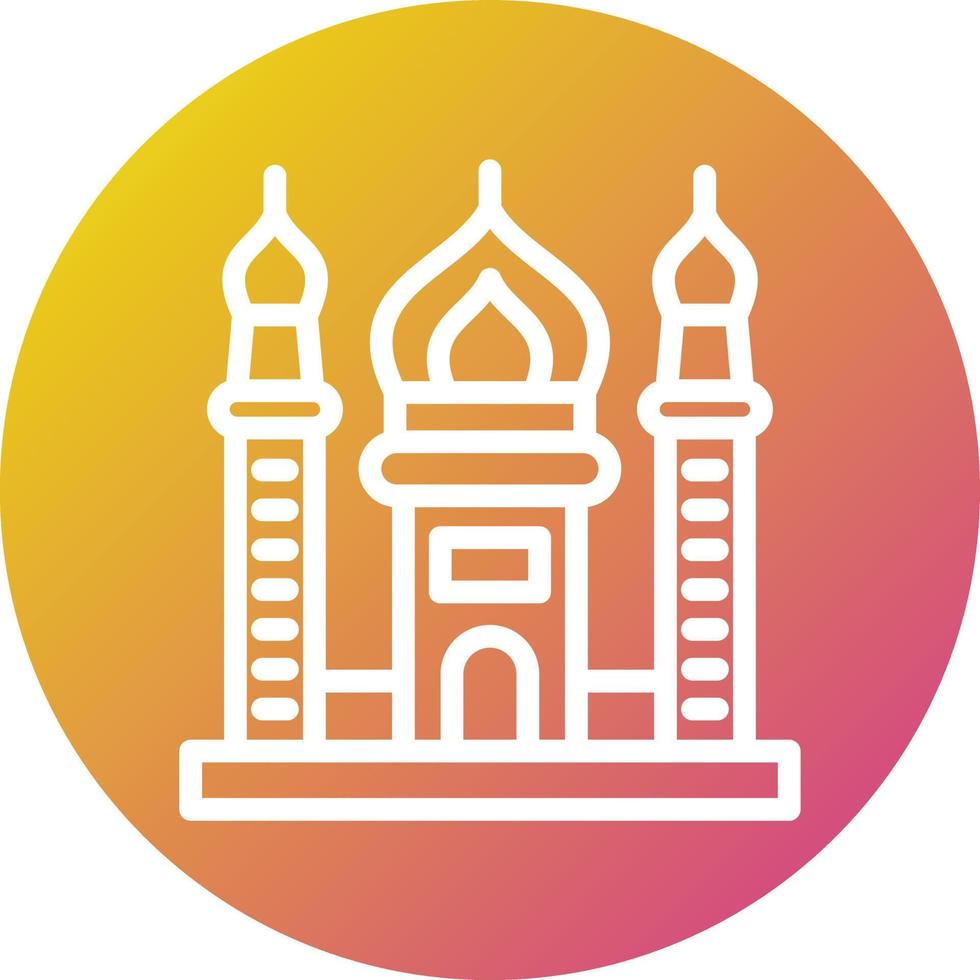 Mosque Vector Icon Design Illustration