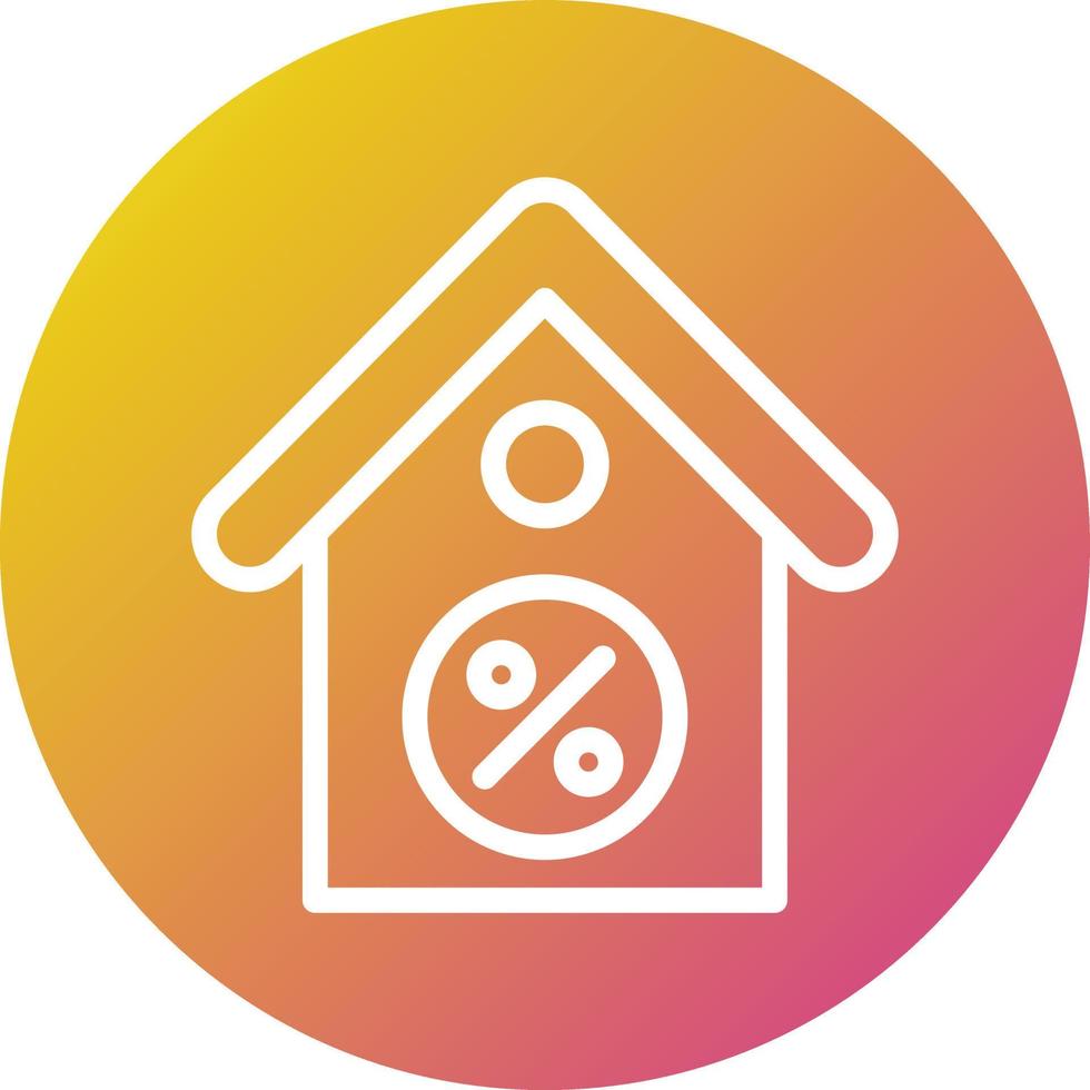 Percentage Vector Icon Design Illustration