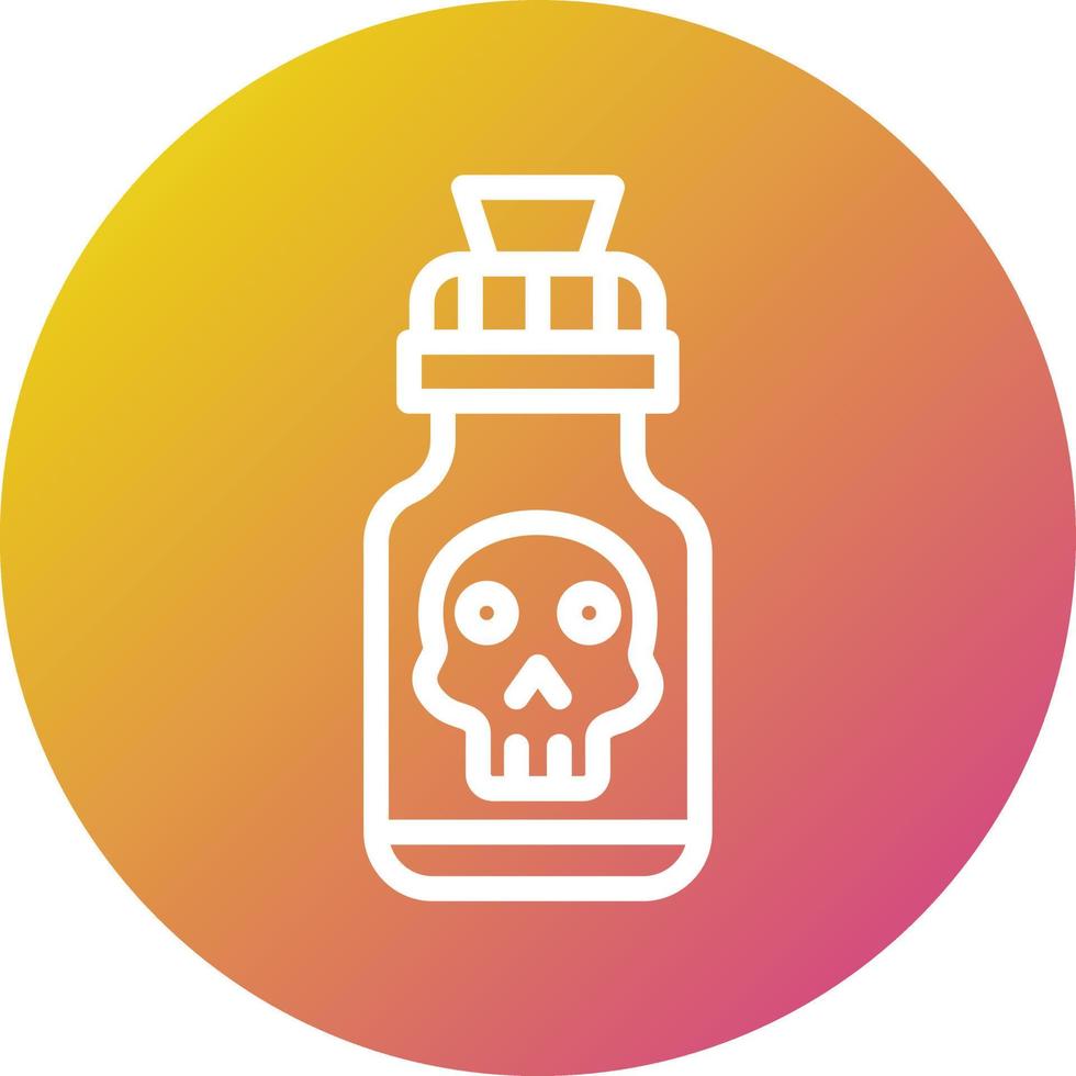 Poison Vector Icon Design Illustration