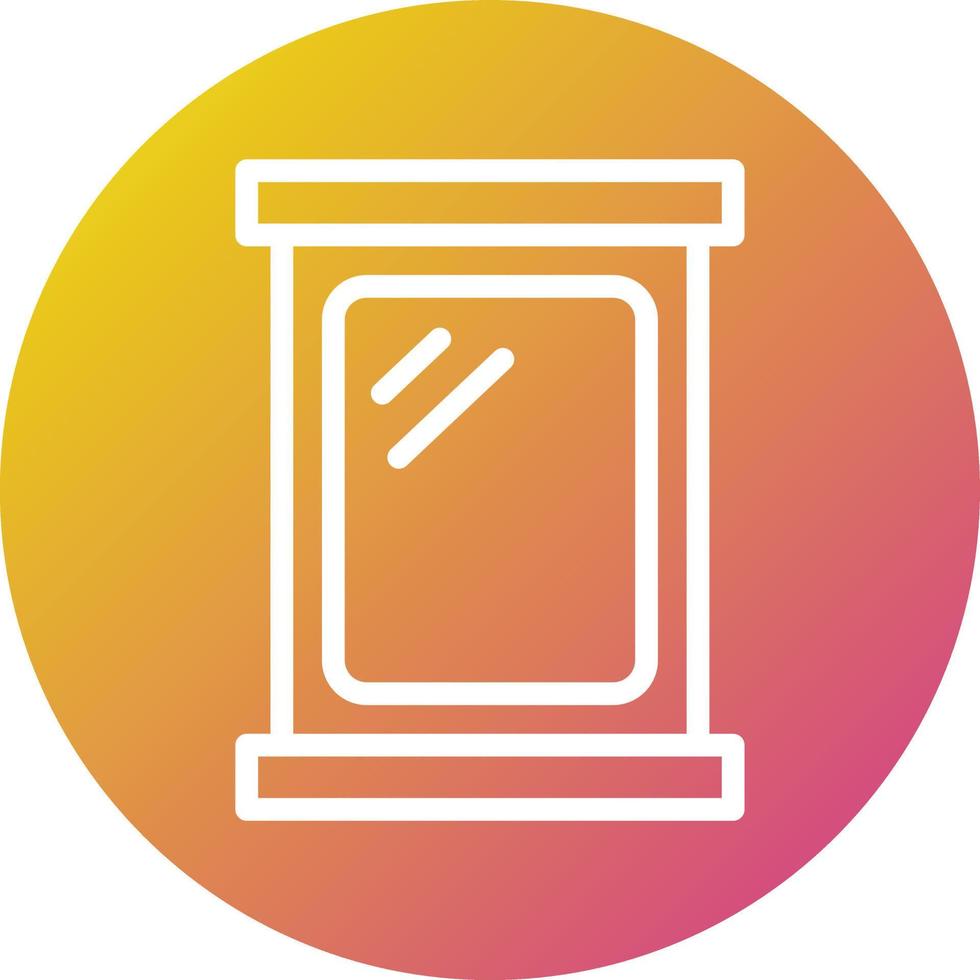 Mirror Vector Icon Design Illustration