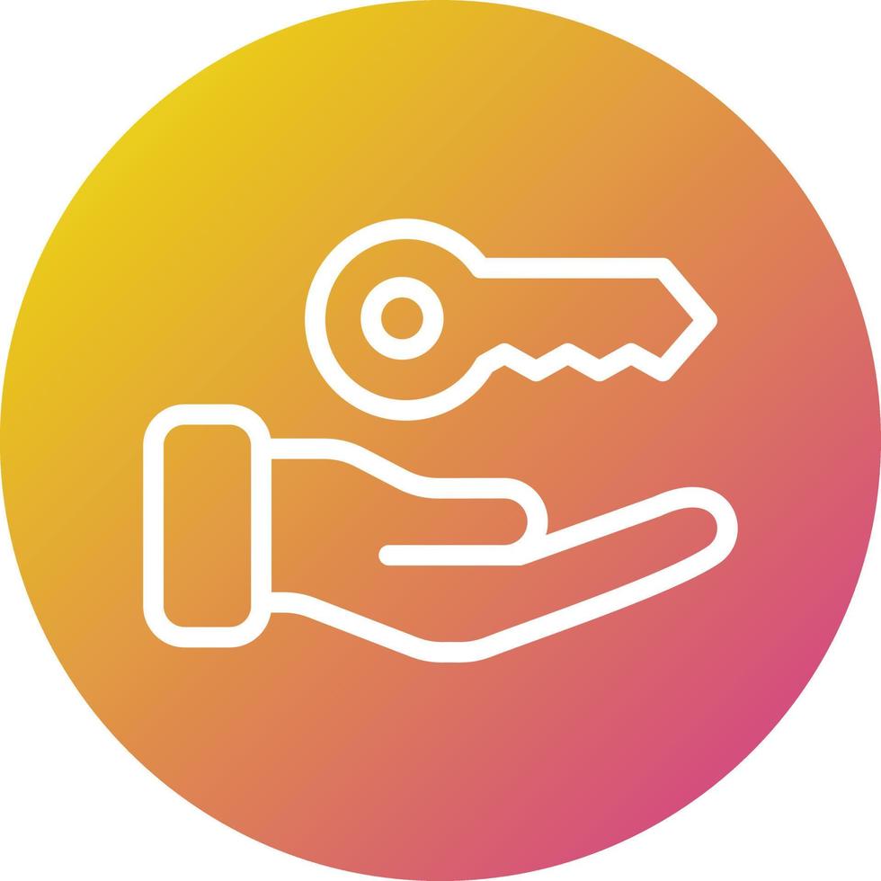 Key Vector Icon Design Illustration