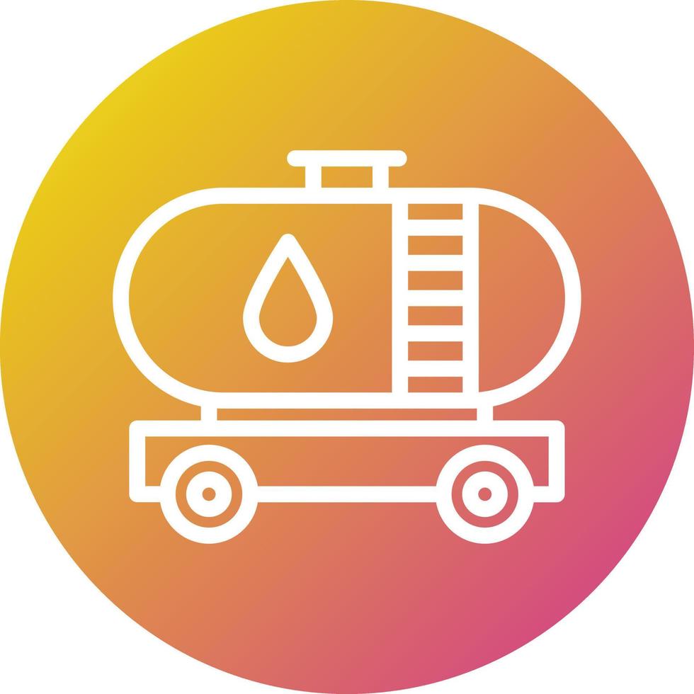 Oil tank Vector Icon Design Illustration