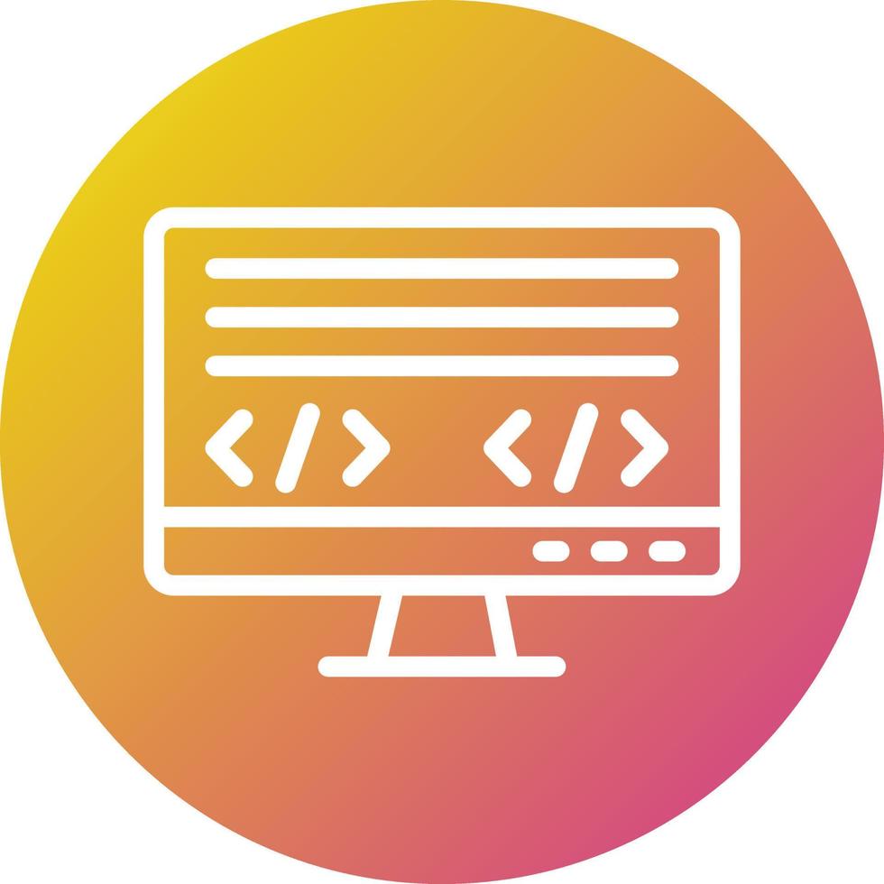 Coding language Vector Icon Design Illustration