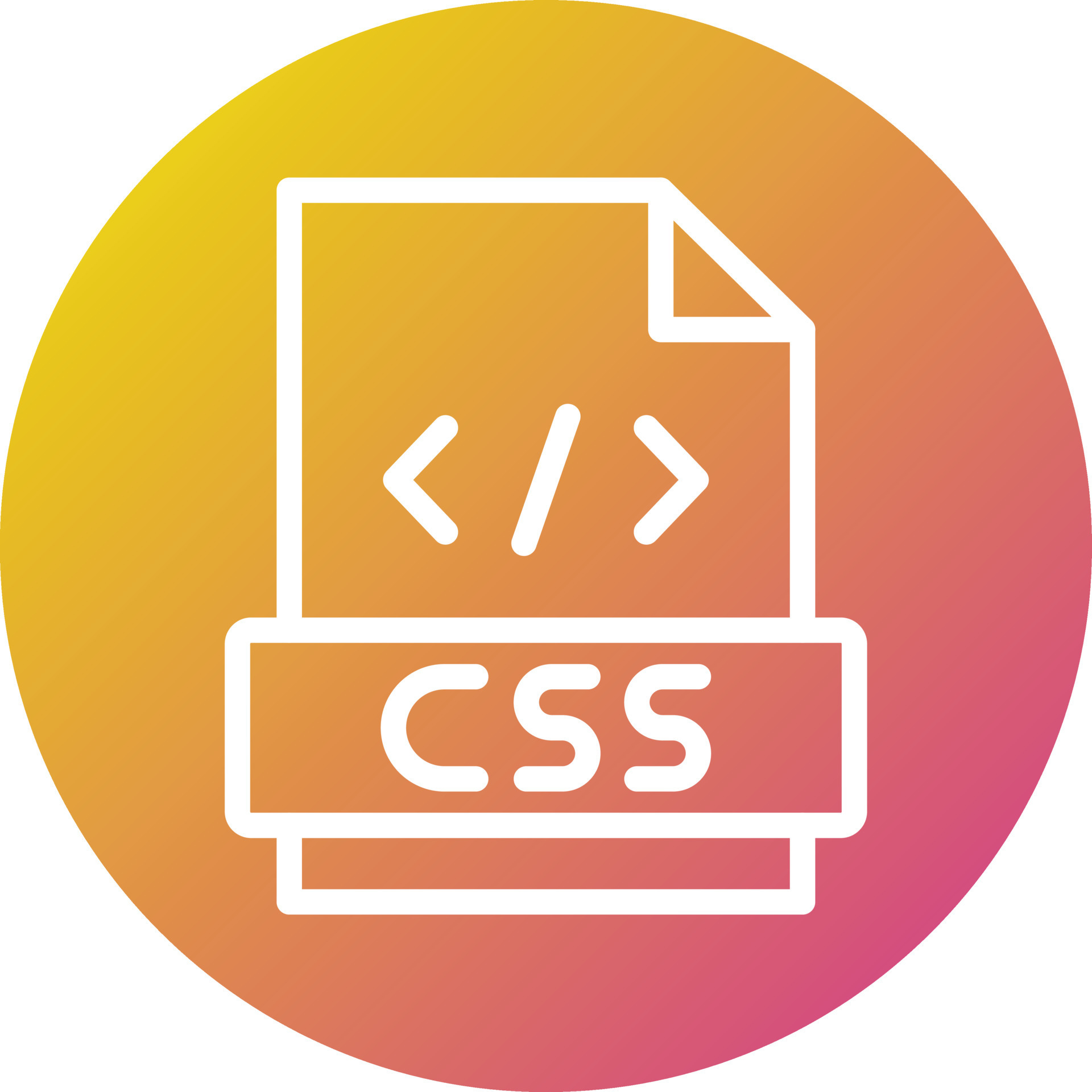 Css Vector Icon Design Illustration 22156372 Vector Art at Vecteezy