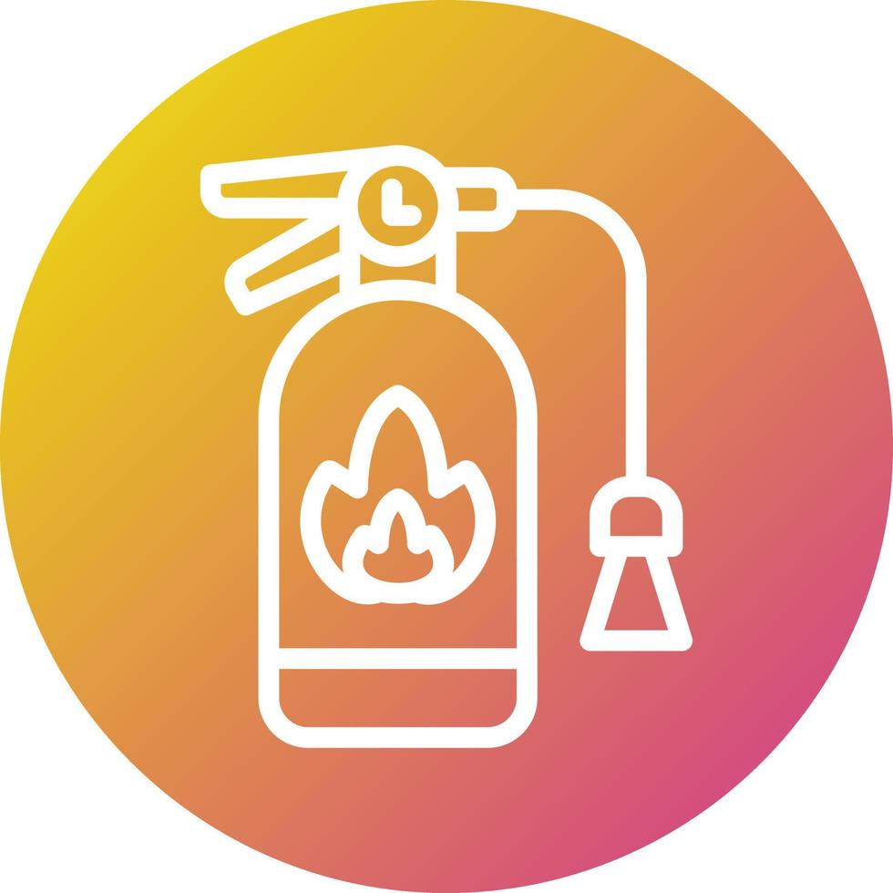 Fire extinguisher Vector Icon Design Illustration