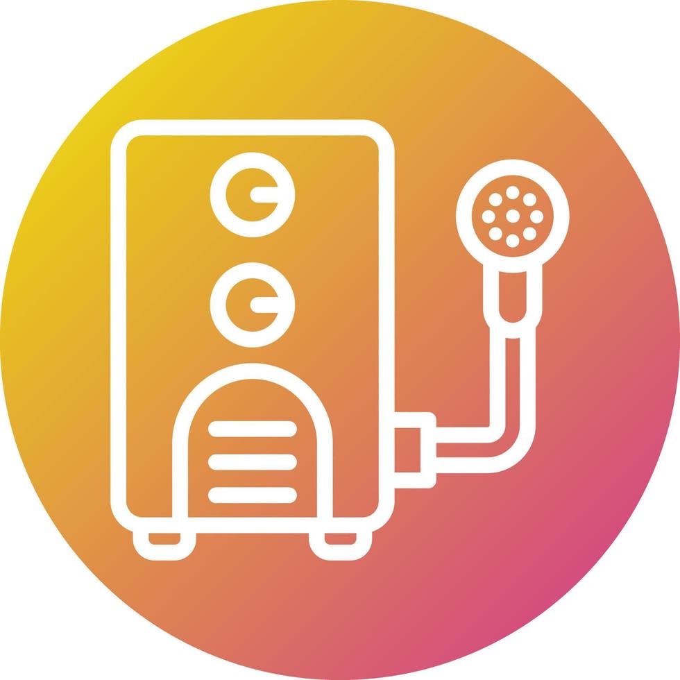 Water boiler Vector Icon Design Illustration