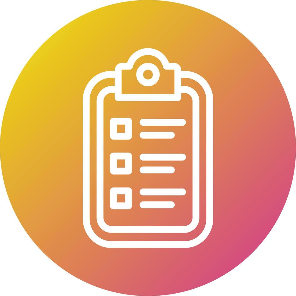 Clipboard Vector Icon Design Illustration