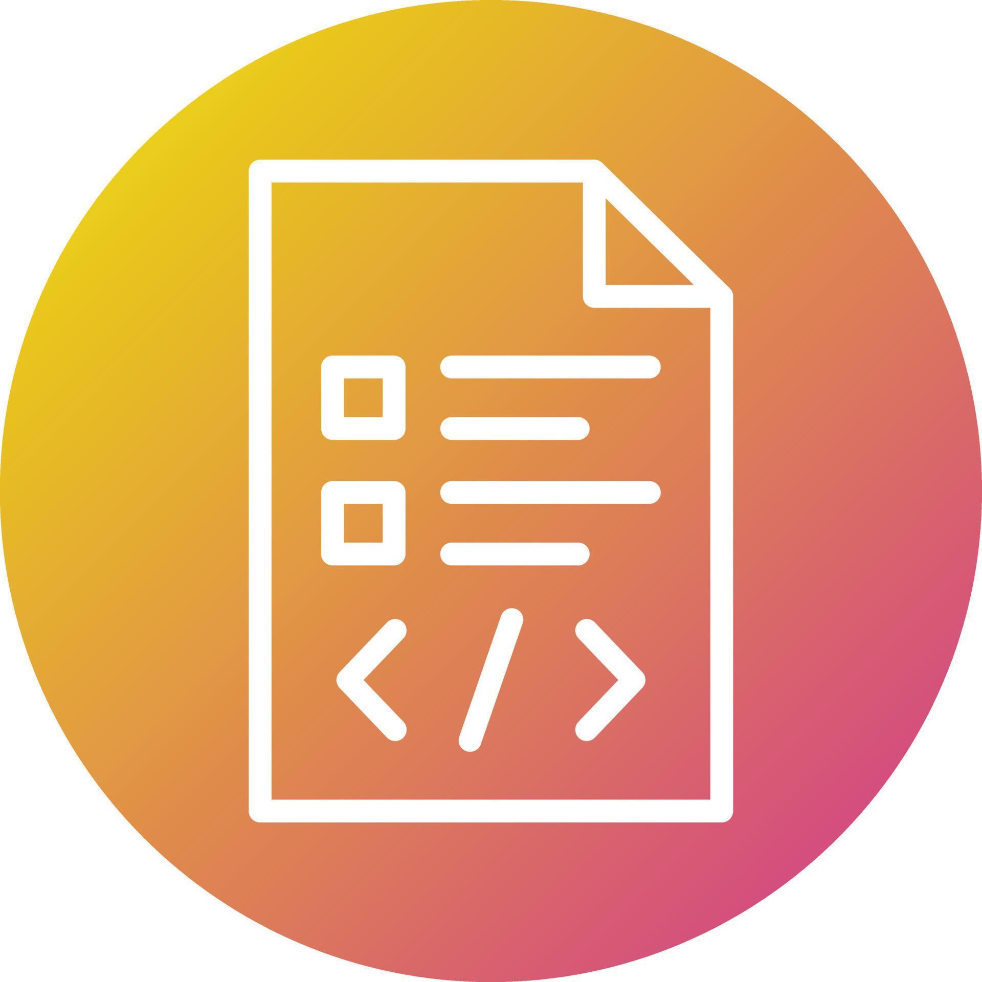 Script Vector Icon Design Illustration 22156564 Vector Art at Vecteezy