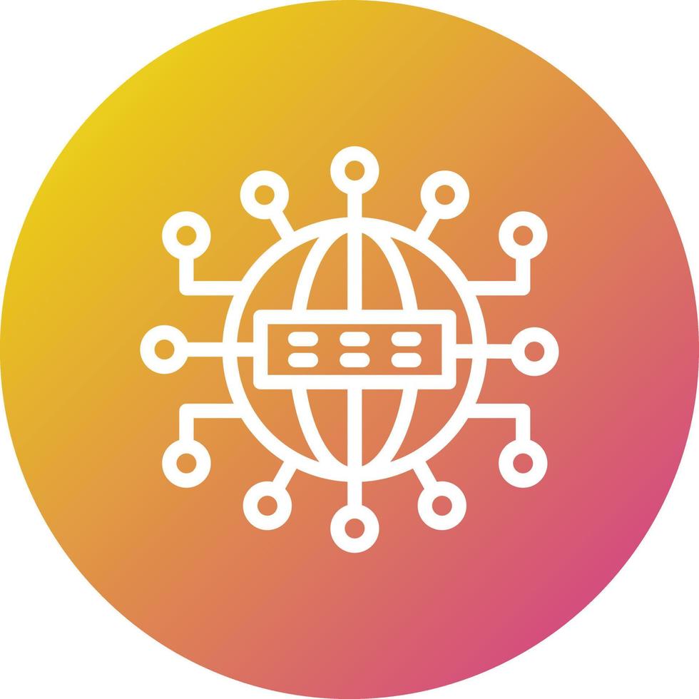 Domain Vector Icon Design Illustration