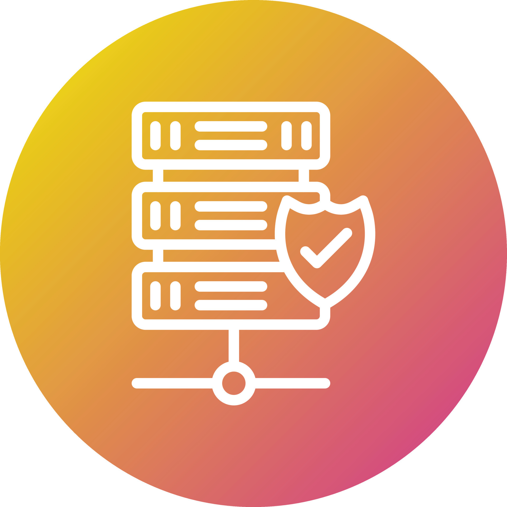 Database Vector Icon Design Illustration 22156584 Vector Art at Vecteezy