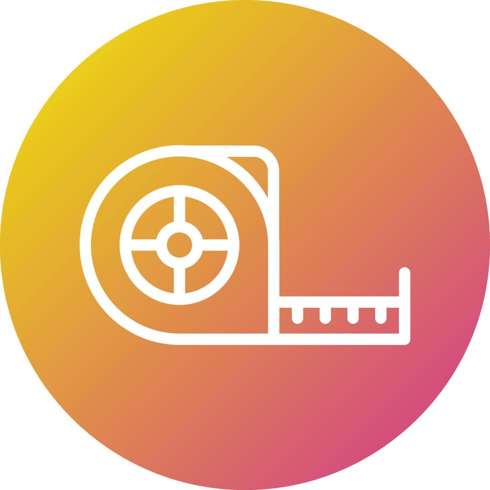 Measuring tape Vector Icon Design Illustration