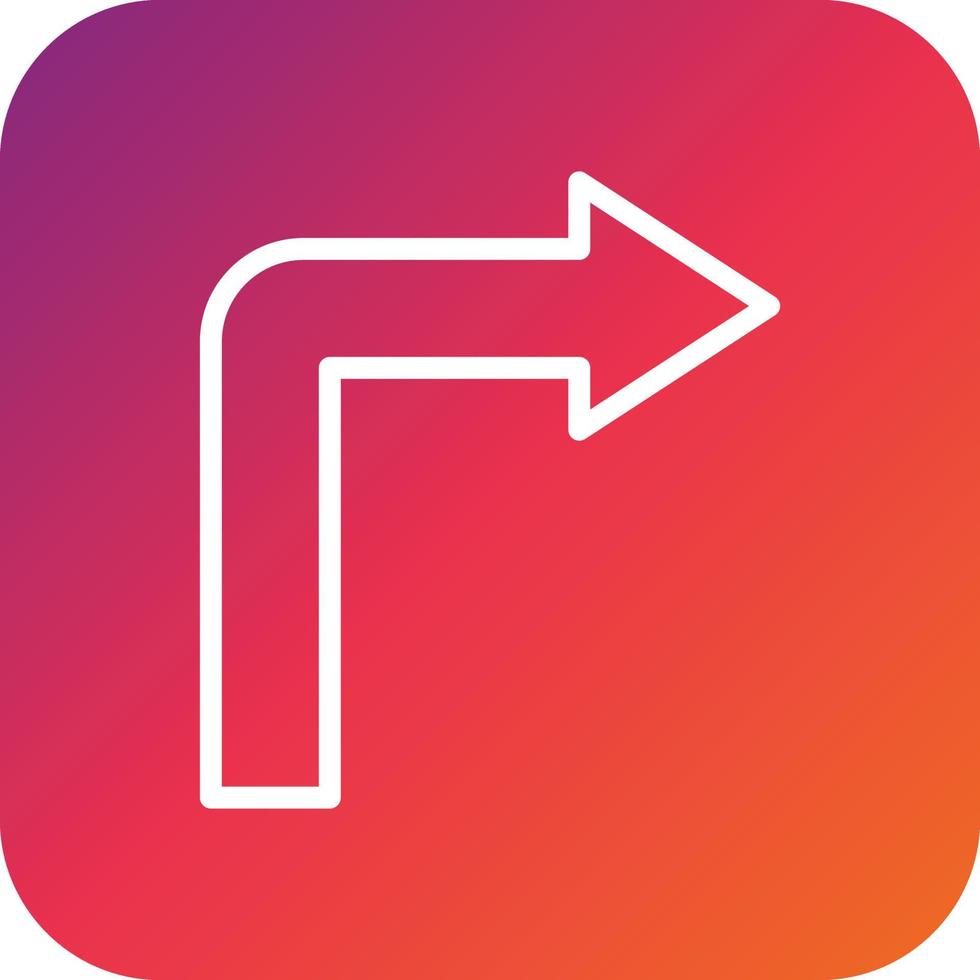 Turn Vector Icon Design Illustration