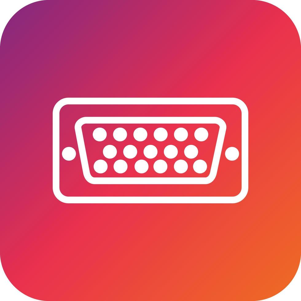 Vga Vector Icon Design Illustration