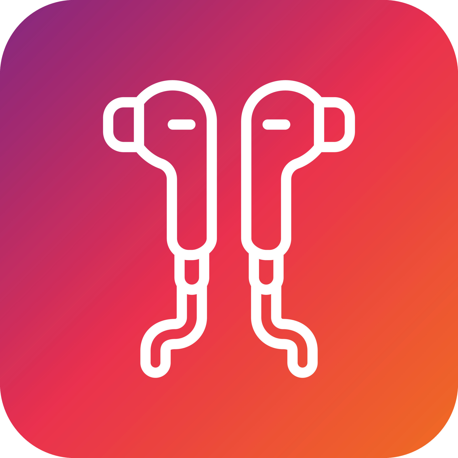 Earphone Vector Icon Design Illustration 22156939 Vector Art at Vecteezy