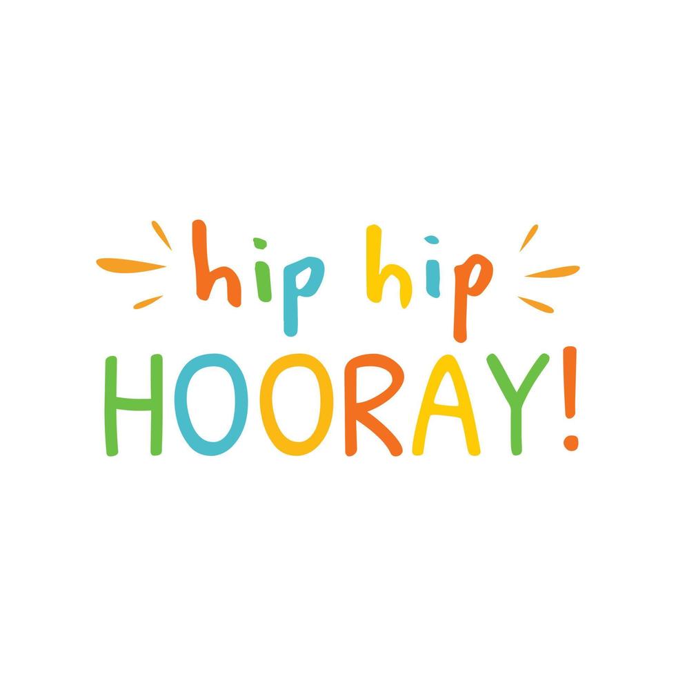 Hooray hooray