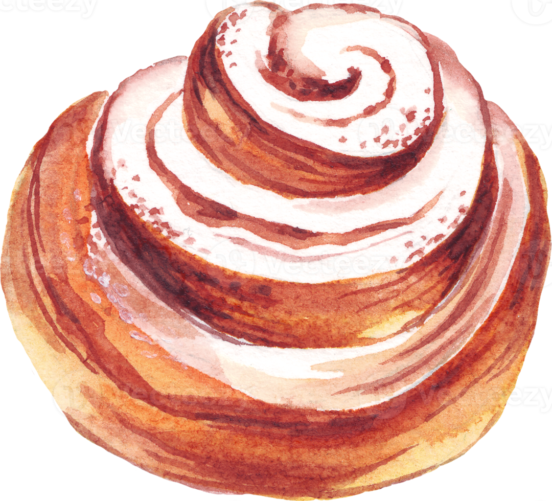 Bakery. Watercolor illustration. Hand-painted png