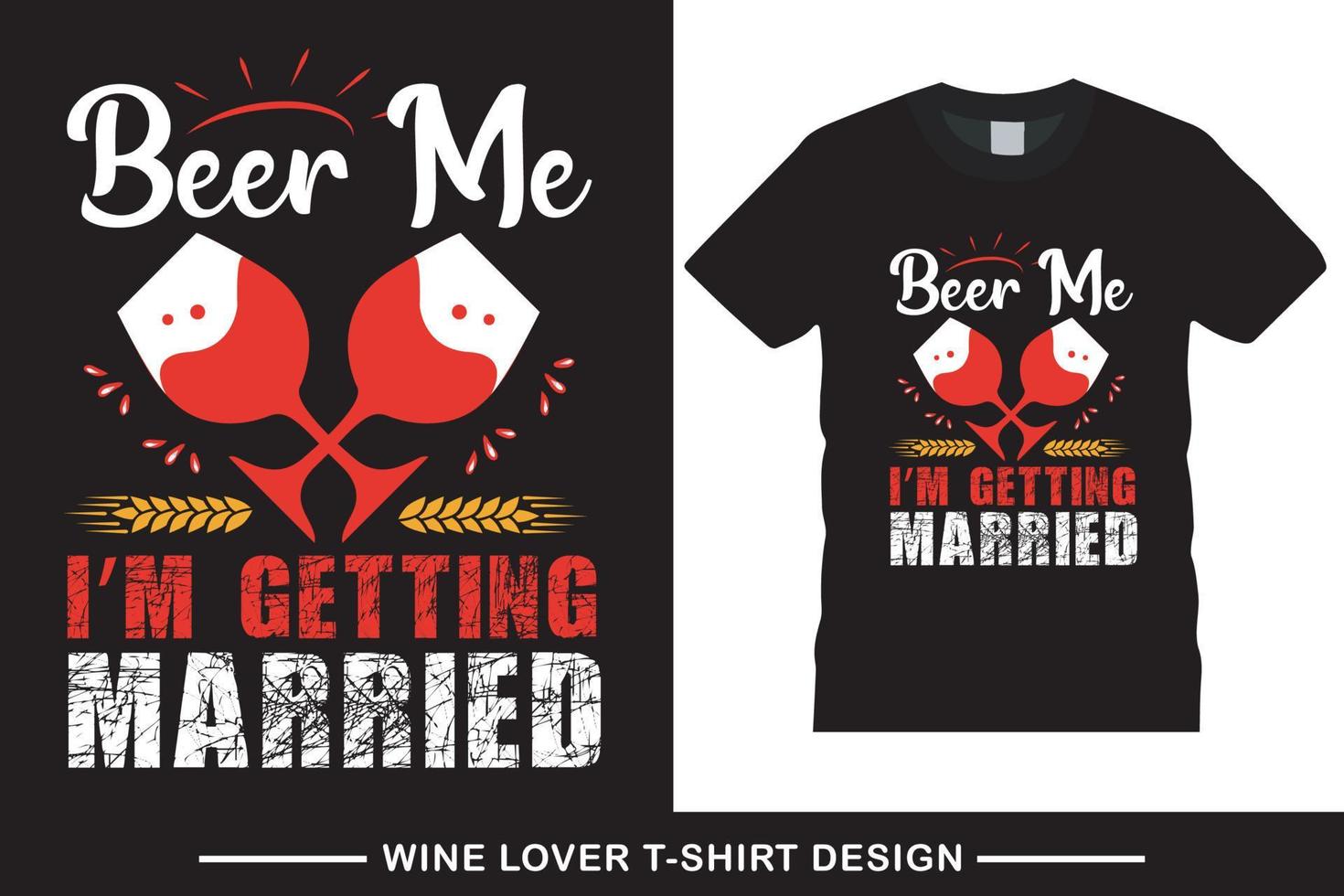 camiseta de vino vector