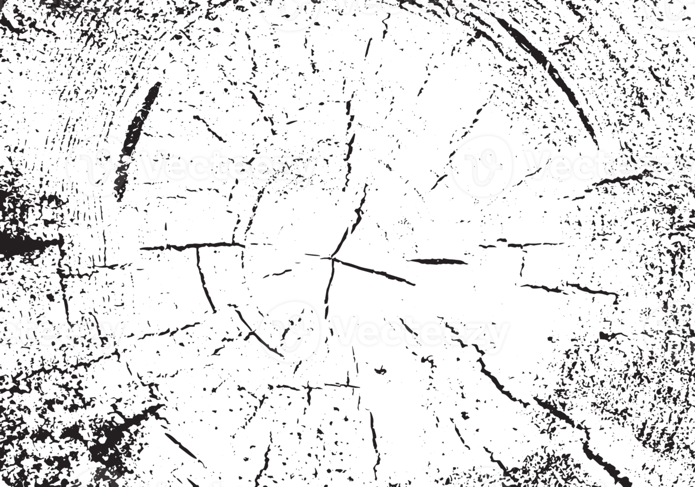 rustiek gebarsten structuur met veel scheuren en krassen. abstract achtergrond. PNG grafisch illustratie met transparant achtergrond.