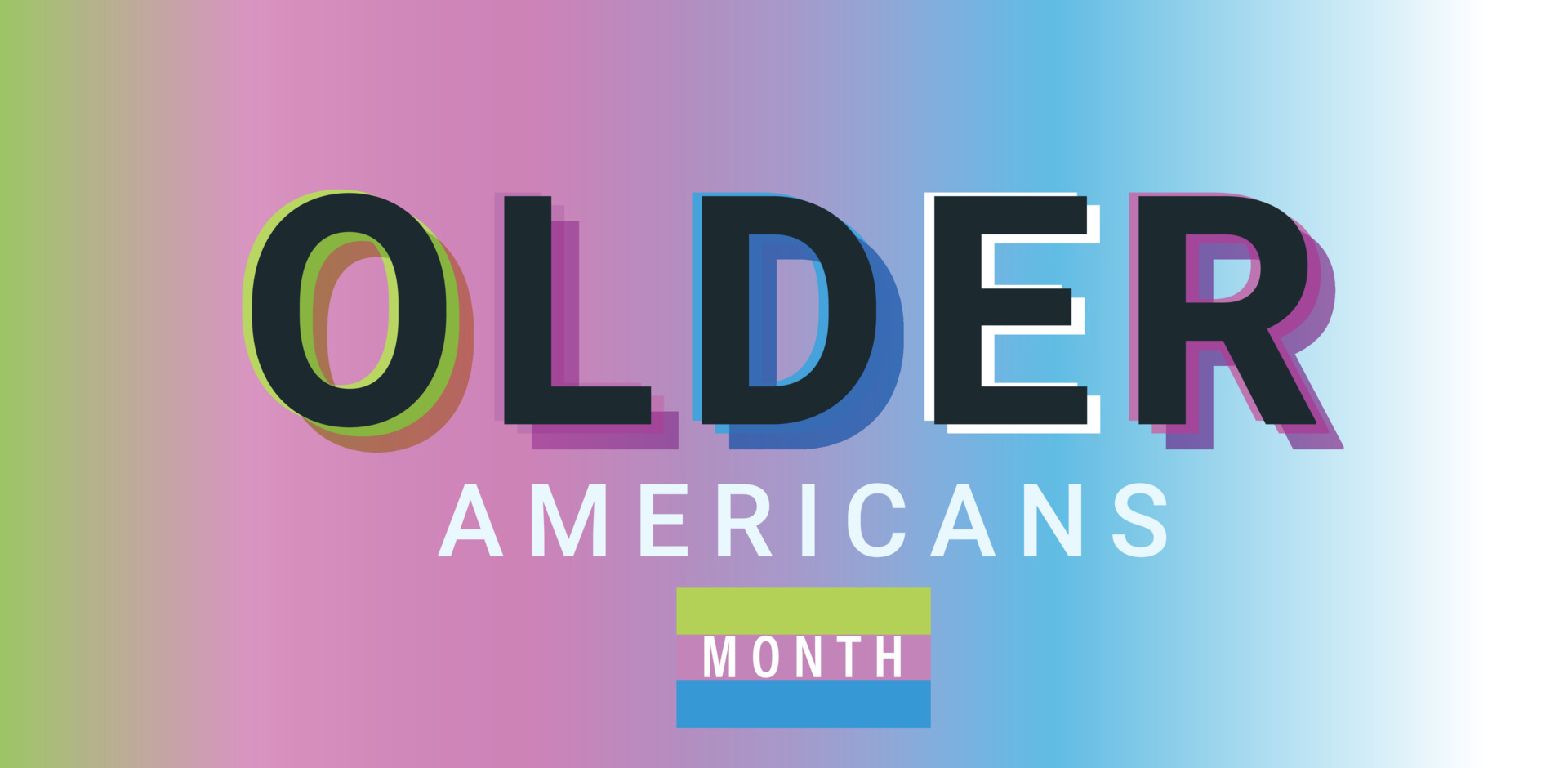 Older Americans Month. template background, banner, card, poster