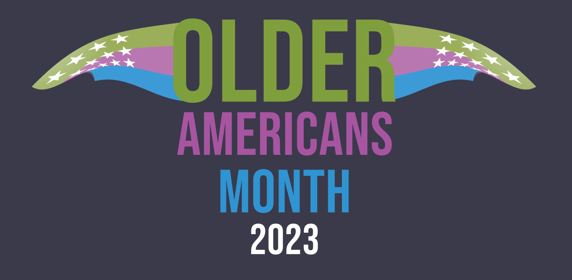 Older Americans Month. template background, banner, card, poster