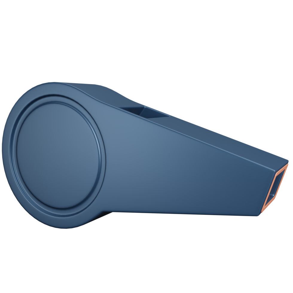 3D Whistle Illustration png