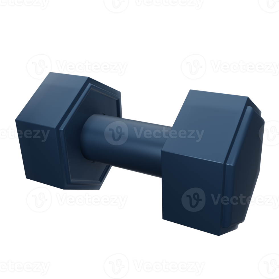 3D Dumbbell Illustration png