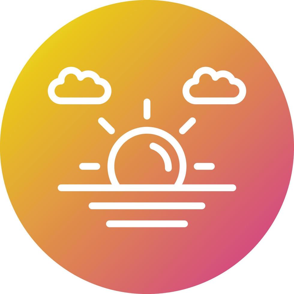 Morning Vector Icon Design Illustration