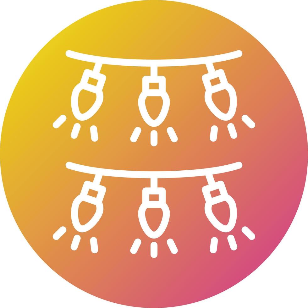Garland Vector Icon Design Illustration