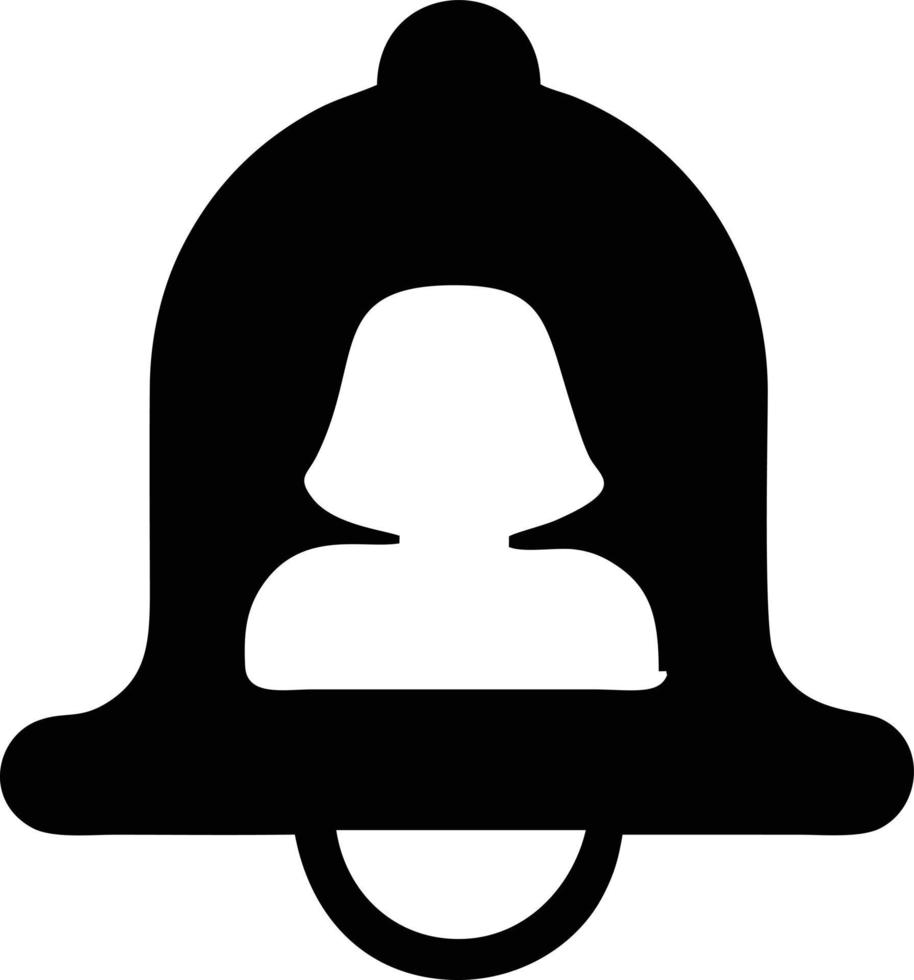 Bell notification icon symbol vector image. Illustration of the alarm alert symbol in EPS 10