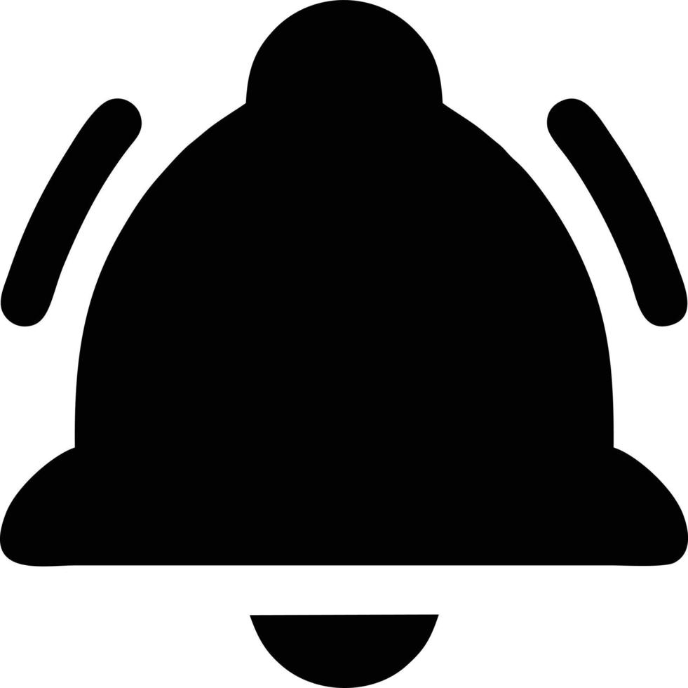 Bell notification icon symbol vector image. Illustration of the alarm alert symbol in EPS 10