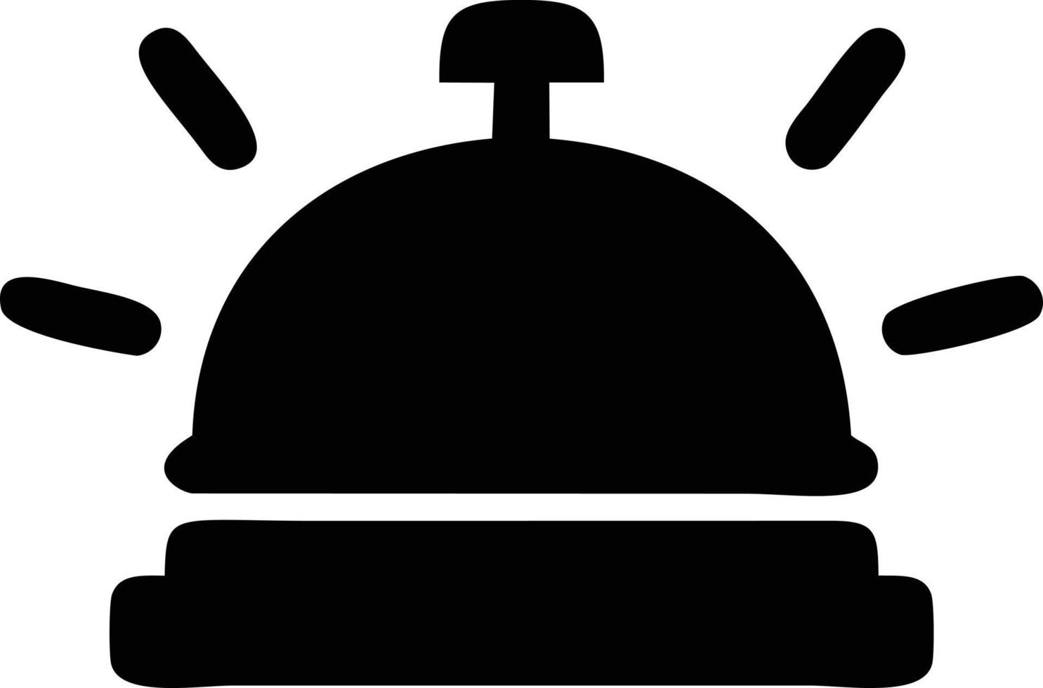 Bell notification icon symbol vector image. Illustration of the alarm alert symbol in EPS 10