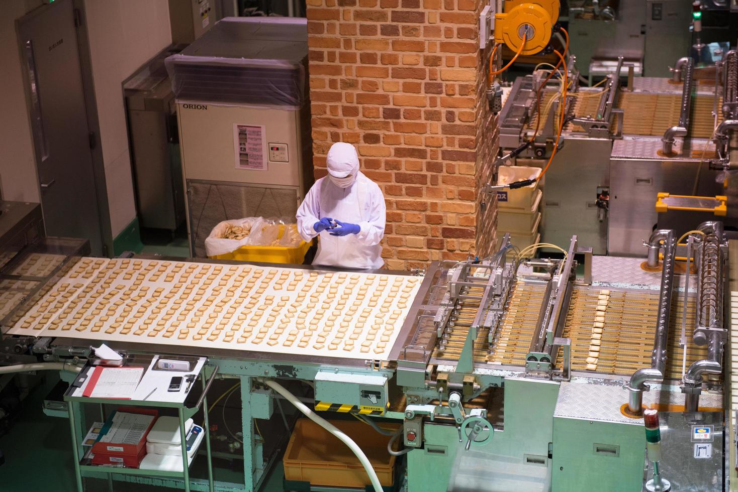 Japan, Sapporo-DEC 08- Ishiya, chocolate factory on DEC 08, 2014 in Hokkaido. The company's flagship product is the Shiroi Koibito cookie photo