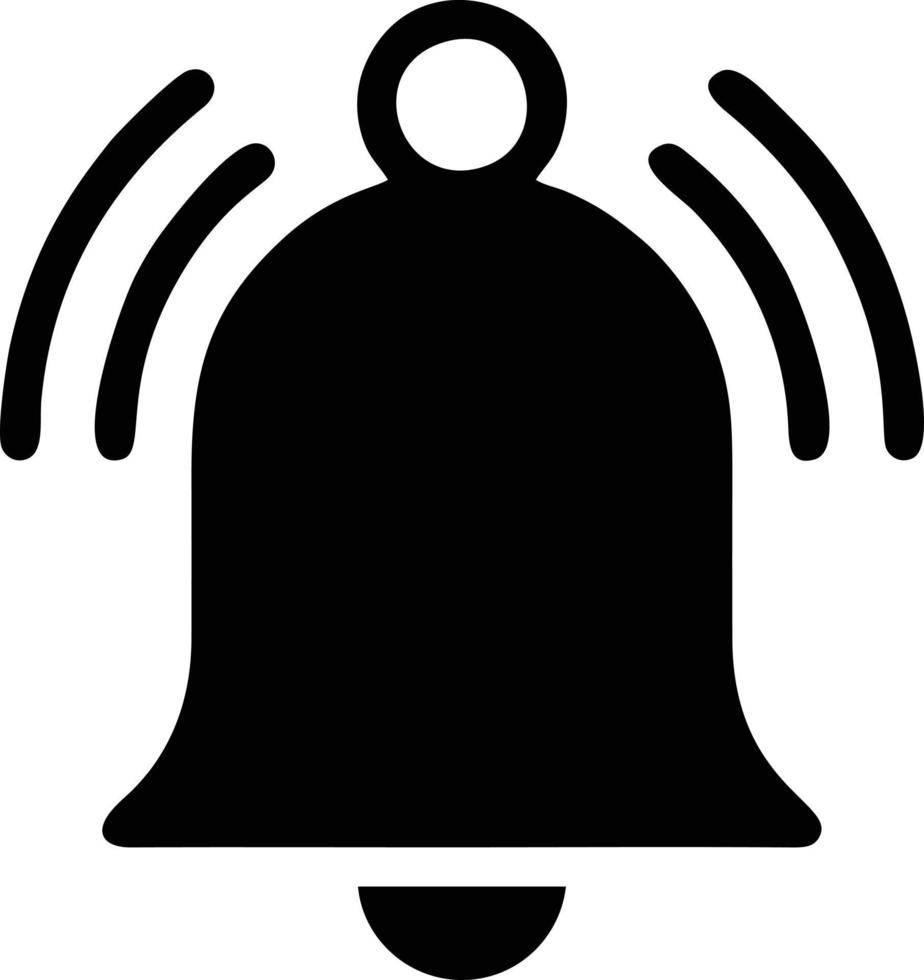 Bell notification icon symbol vector image. Illustration of the alarm alert symbol in EPS 10