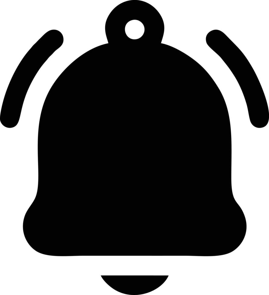 Bell notification icon symbol vector image. Illustration of the alarm alert symbol in EPS 10