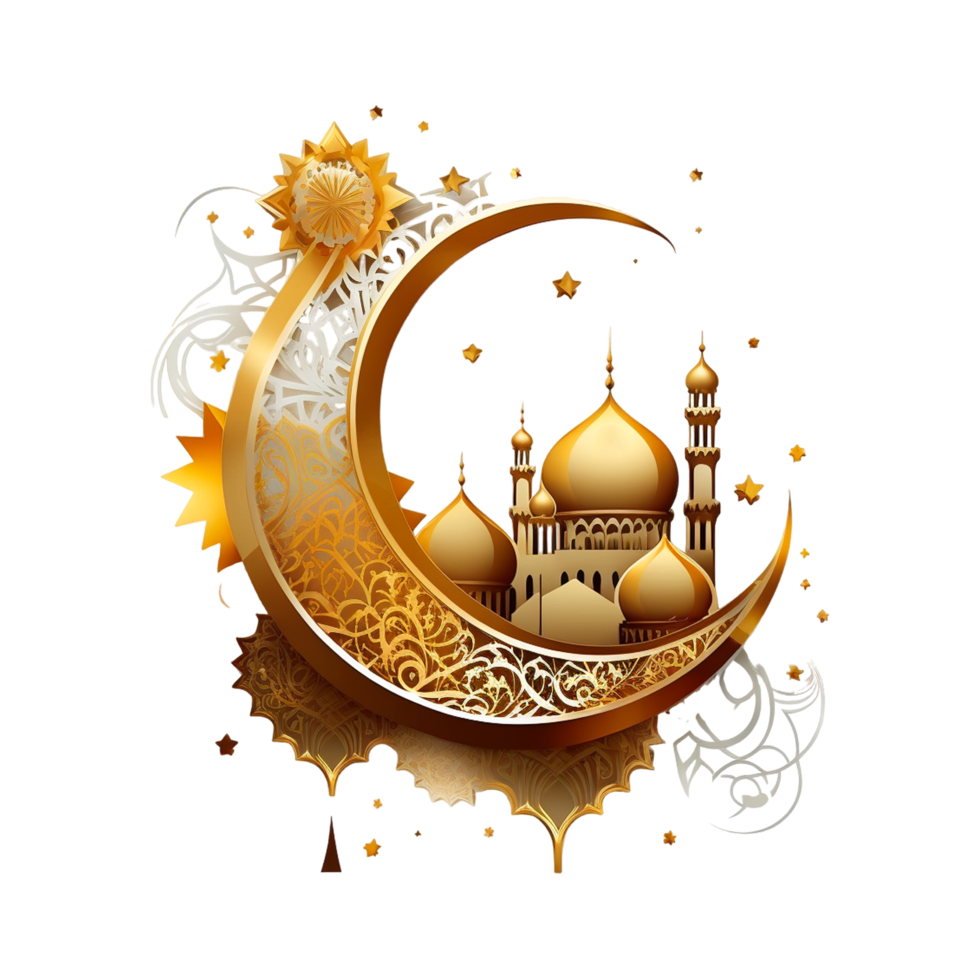 Islamic Ramadan Kareem 3d Blue Lamp And Moon png