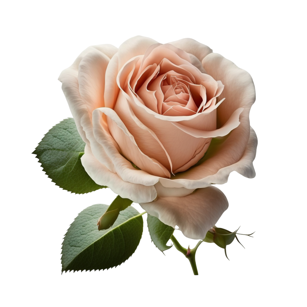 hermoso rosado Rosa flores con verde hojas png