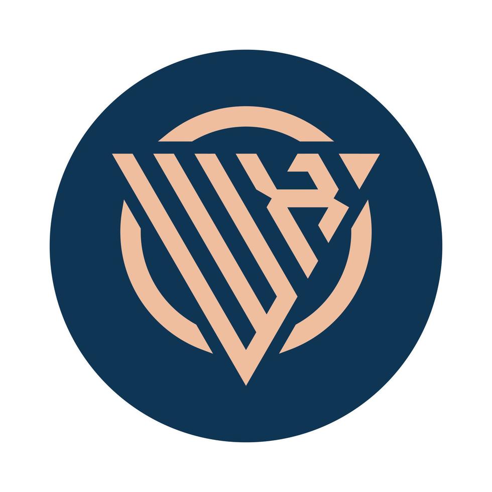 Creative simple Initial Monogram WX Logo Designs. vector