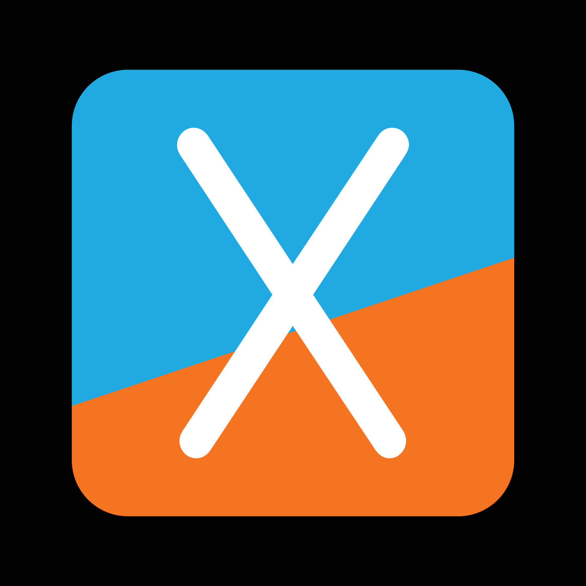 flat-icon-logo-with-x-letter-concept-22158758-vector-art-at-vecteezy