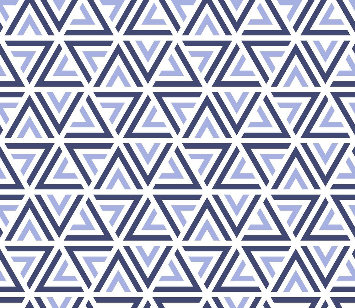 A seamless pattern with triangles vector